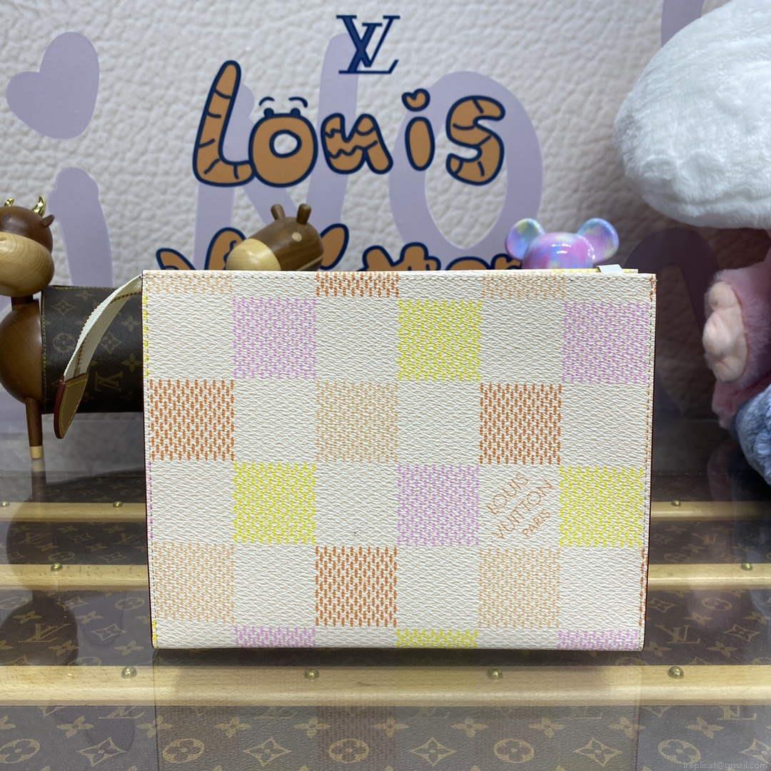 LV N40740 Louis Vuitton Toilet Pouch Bag Peach