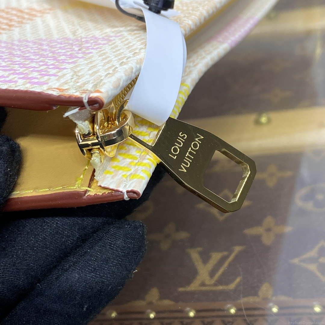 LV N40740 Louis Vuitton Toilet Pouch Bag Peach