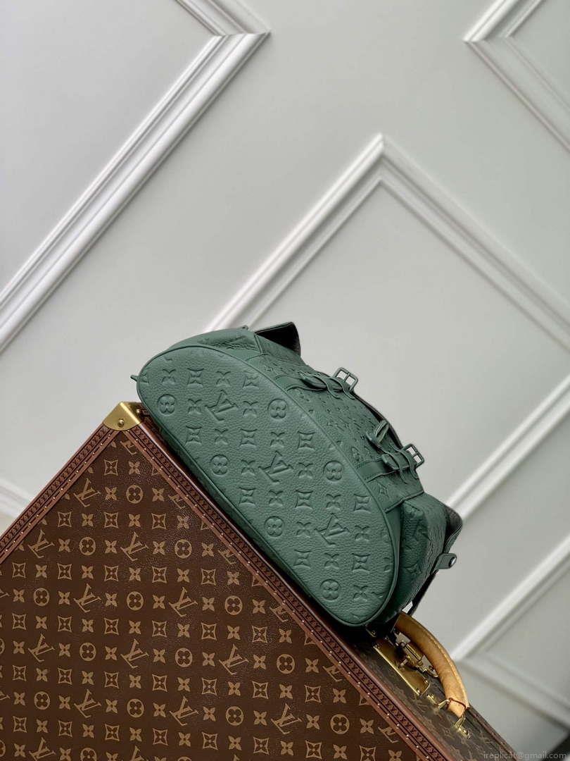 LV M24428 Louis Vuitton Christopher MM Backpack Forest Green