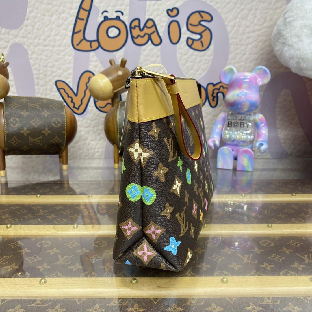 LV M83568 Louis Vuitton Pochette Voyage Souple Chocolate