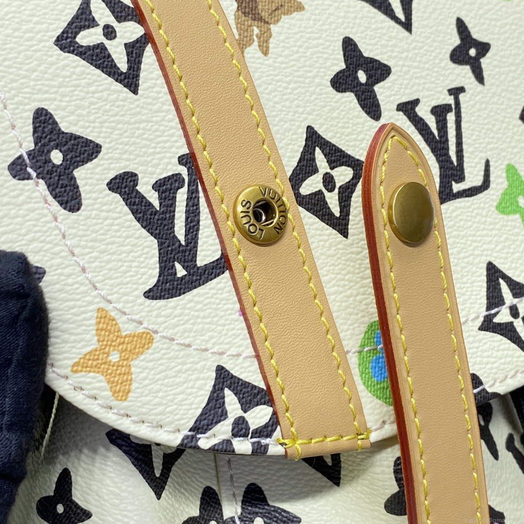 LV M25240 Louis Vuitton Christopher MM Backpack Vanilla