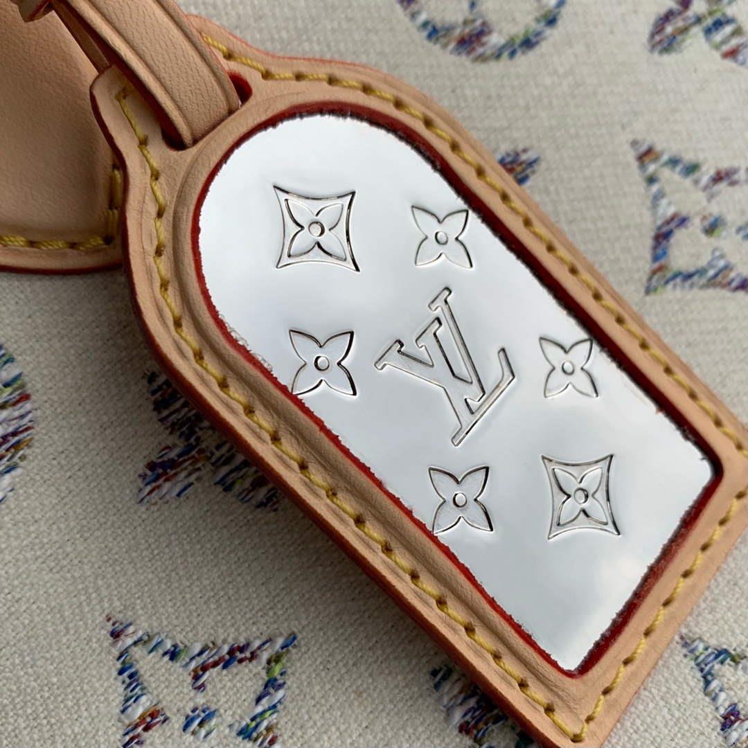 LV M24708 Louis Vuitton OnTheGo MM Bag Multicolor Beige