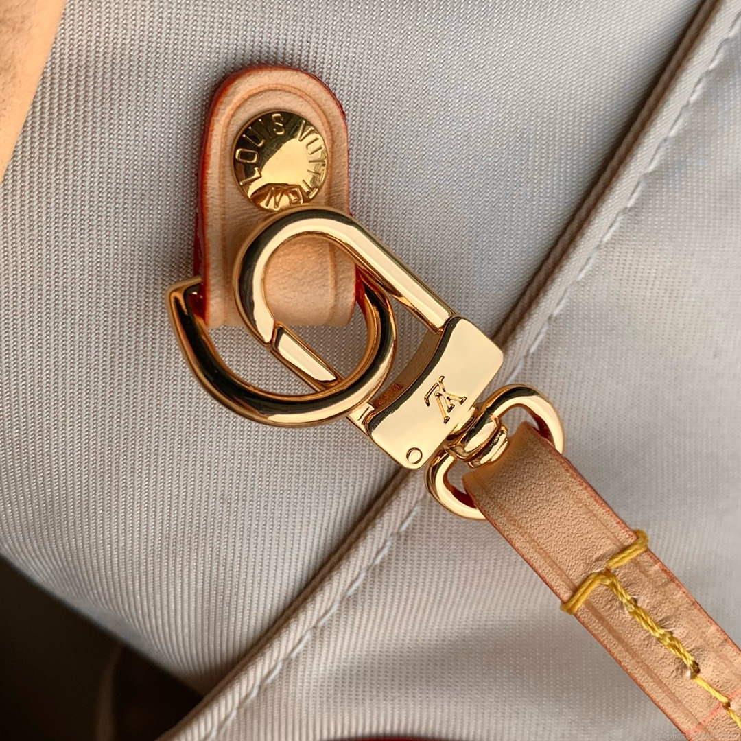 LV M24905 Louis Vuitton Neverfull MM Bag Multicolor Beige