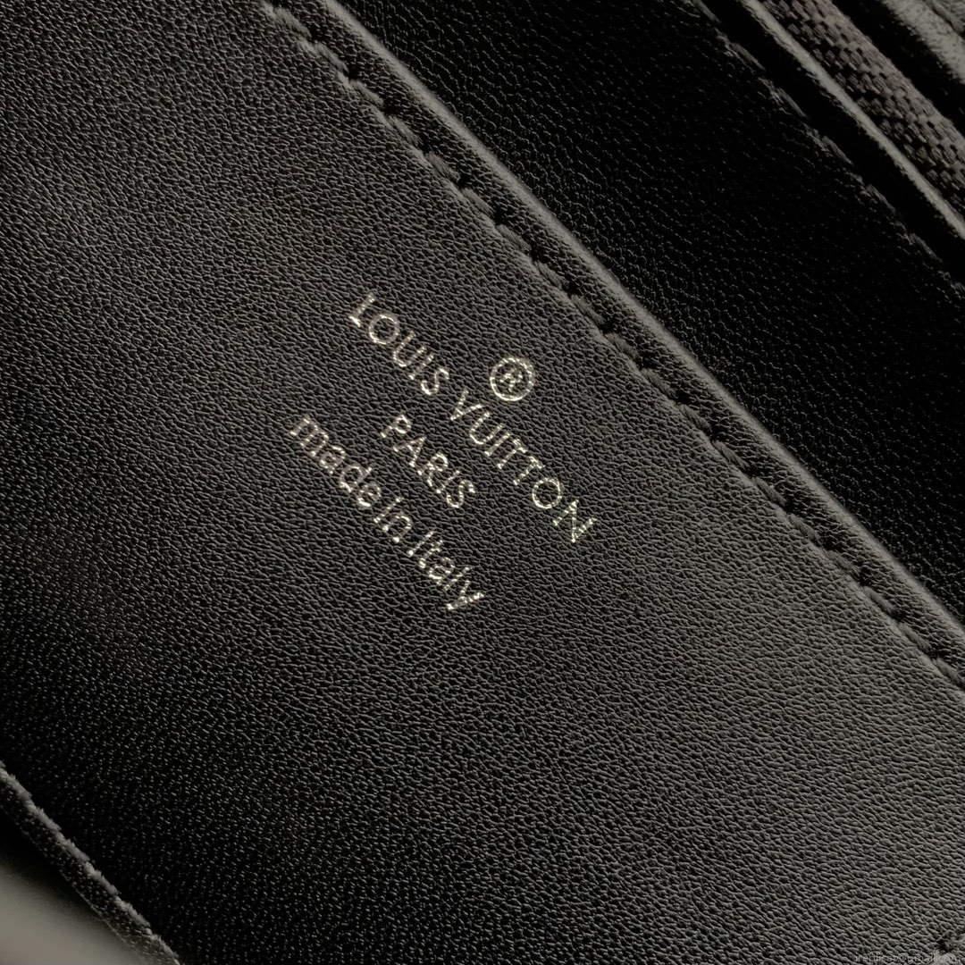 LV M24151 Louis Vuitton GO-14 MM Handbag Black
