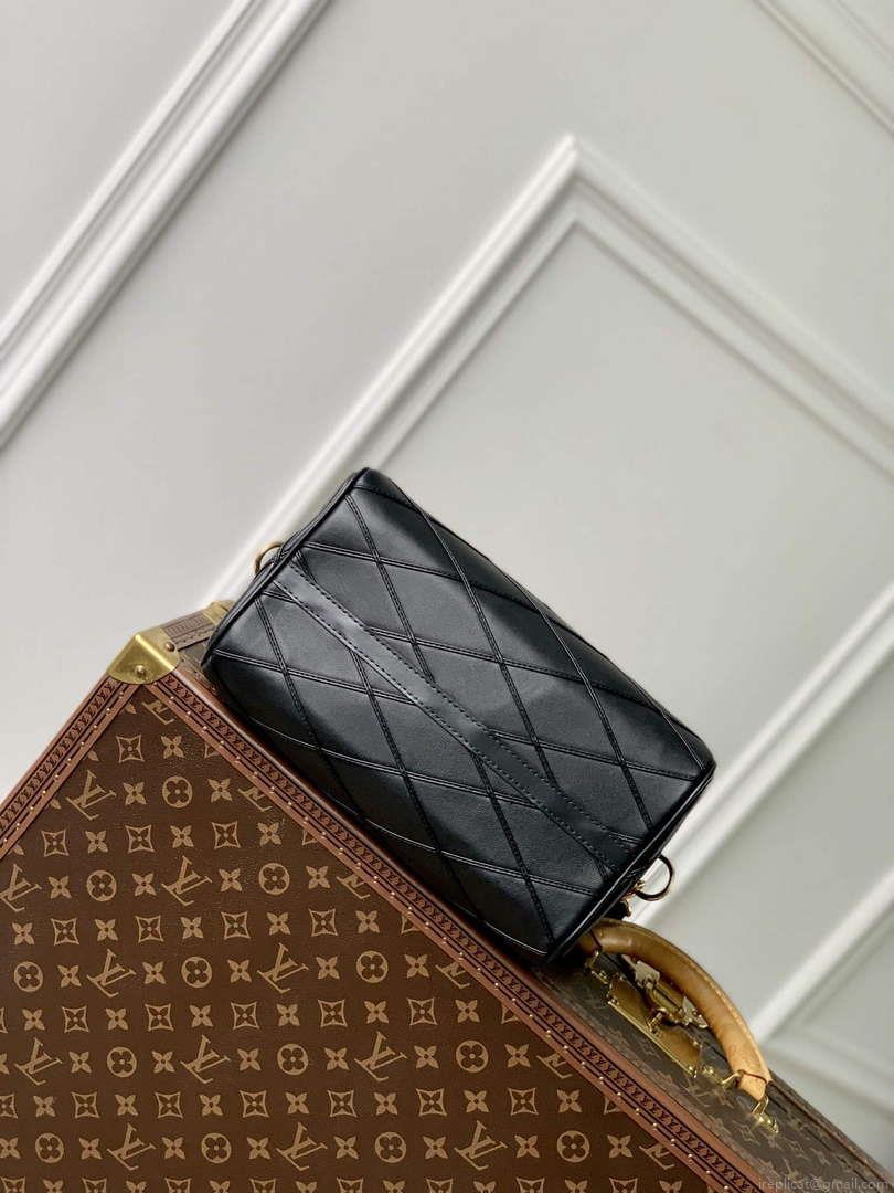 LV M24206 Louis Vuitton Speedy Bandoulière 25 Handbag Black