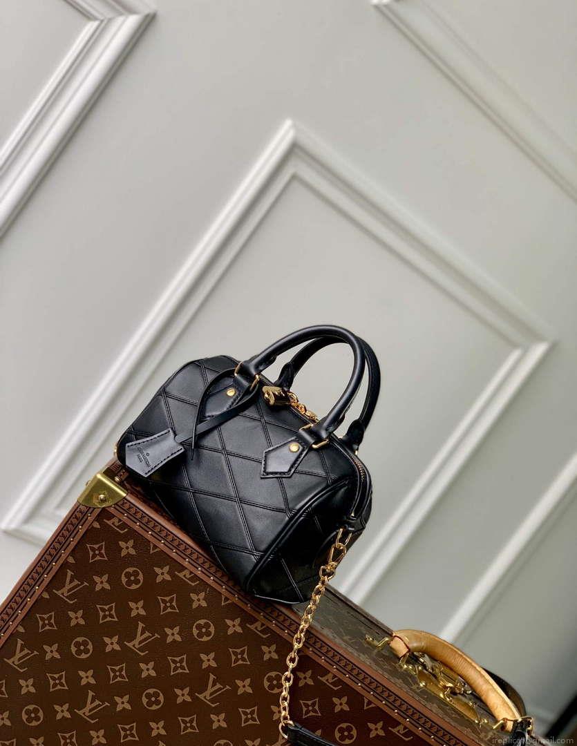 LV M24261 Louis Vuitton Speedy Bandoulière 20 Handbag Black