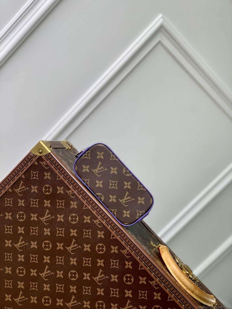 LV M82717 Louis Vuitton Nano Alma Bag Purple