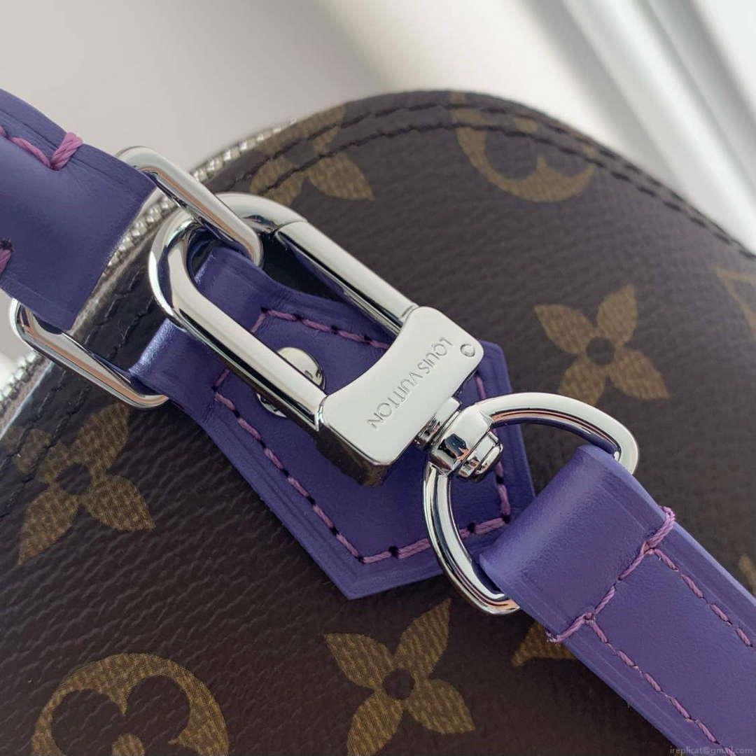 LV M82717 Louis Vuitton Nano Alma Bag Purple