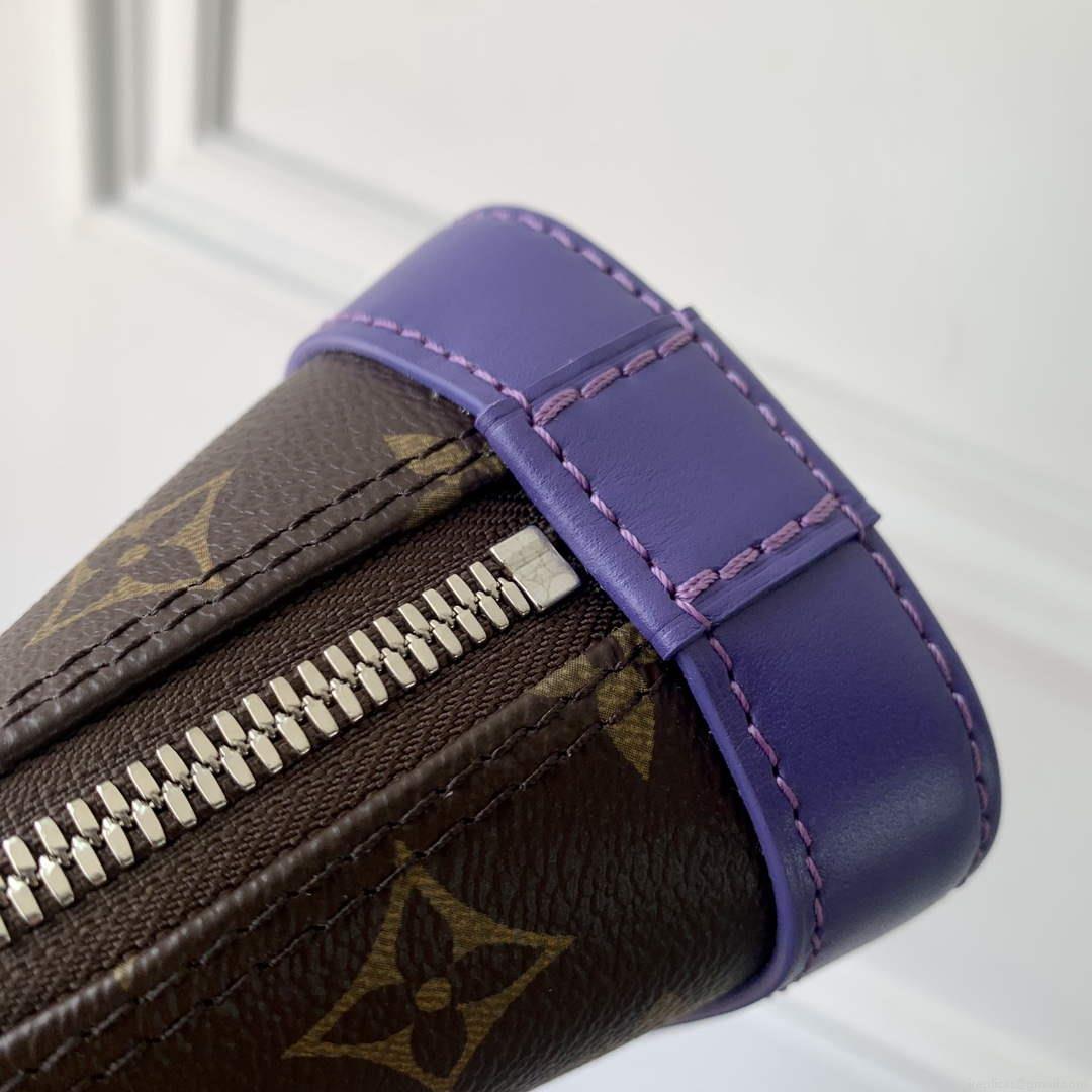 LV M82717 Louis Vuitton Nano Alma Bag Purple