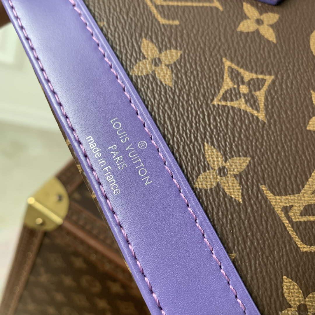 LV M82717 Louis Vuitton Nano Alma Bag Purple