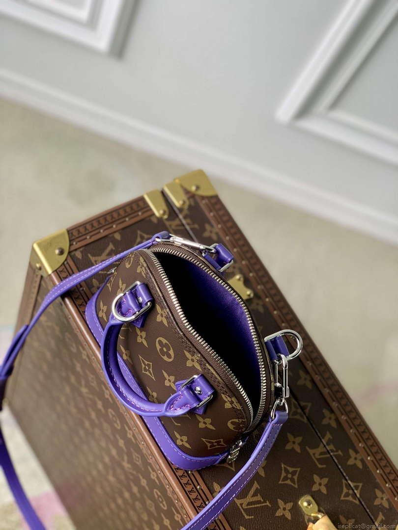 LV M82717 Louis Vuitton Nano Alma Bag Purple