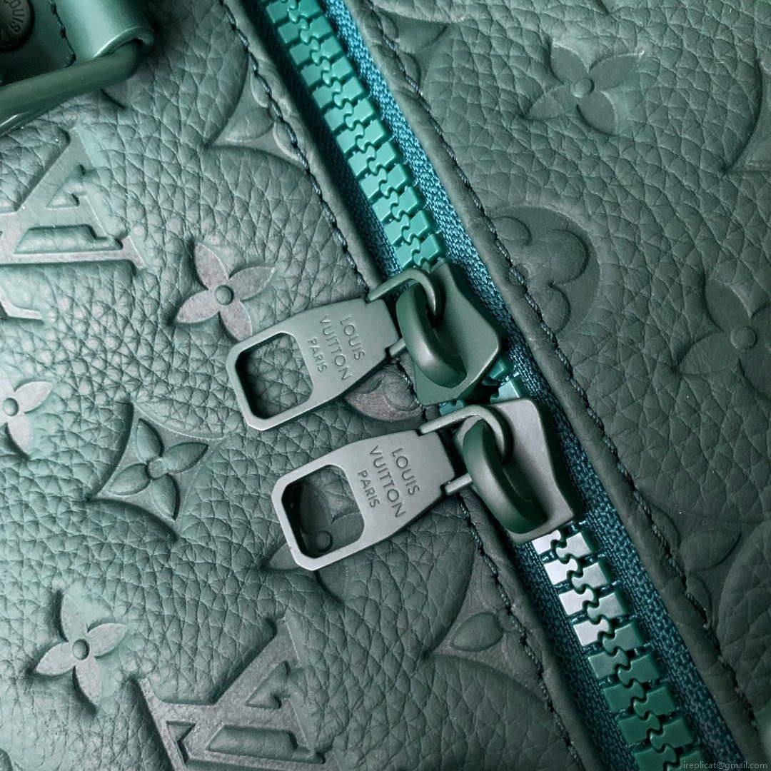 LV M24440 Louis Vuitton Keepall Bandoulière 50 Bag Forest Green