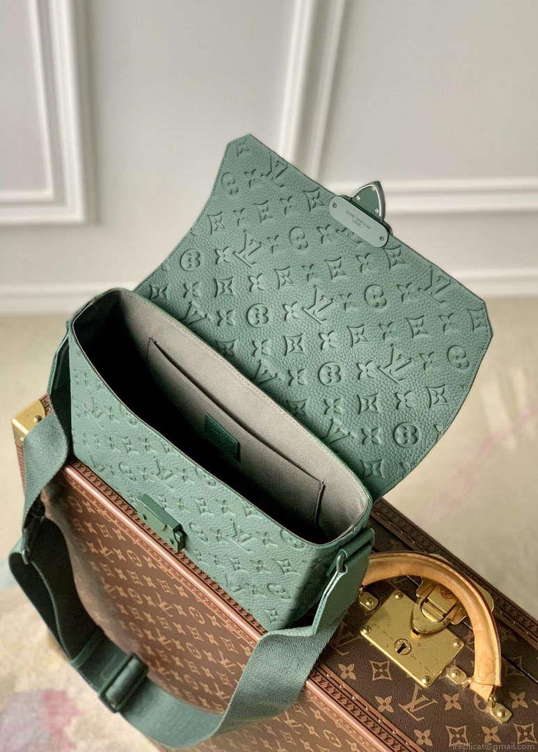 LV M24439 Louis Vuitton S-Cape Messenger Bag Forest Green