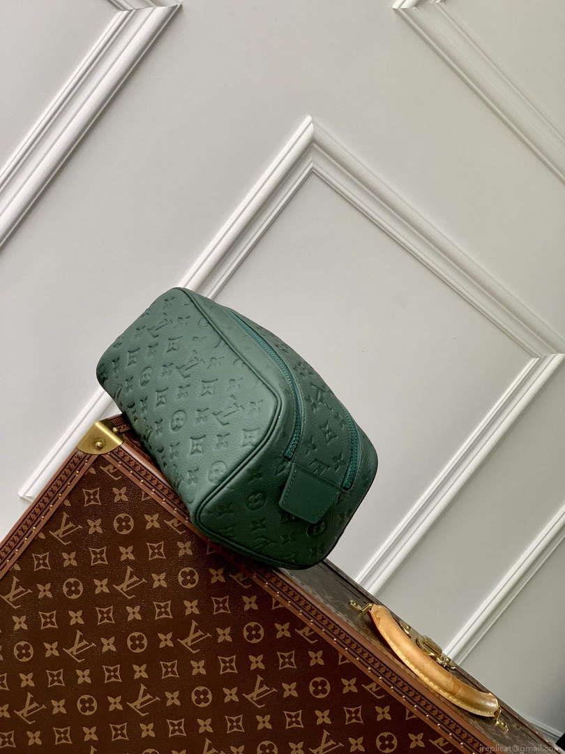LV M24442 Louis Vuitton Dopp Kit Bag Forest Green