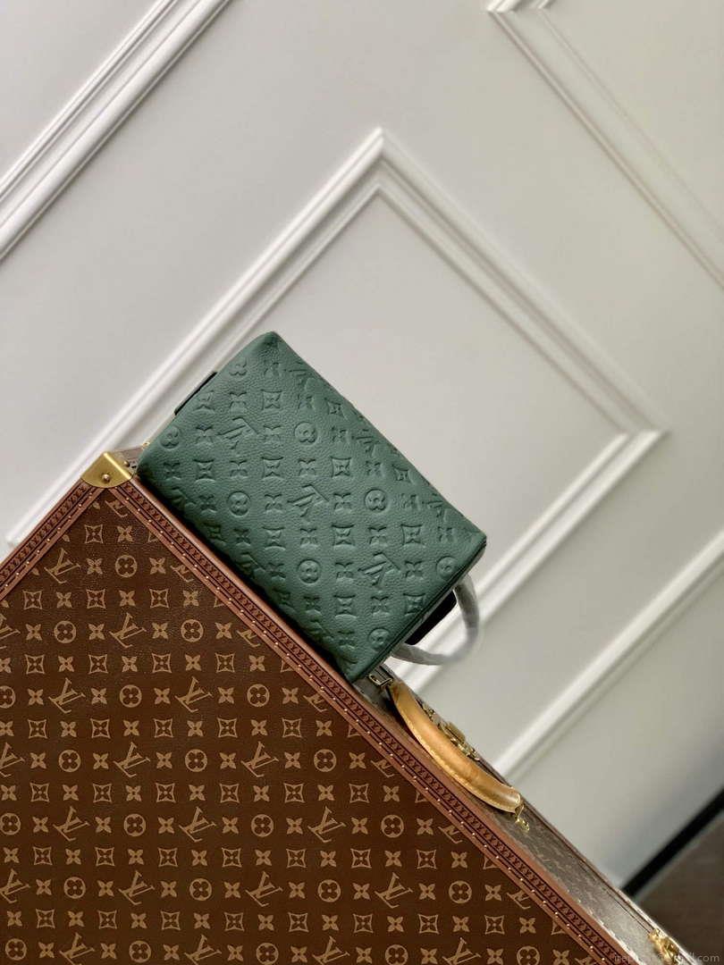 LV M24442 Louis Vuitton Dopp Kit Bag Forest Green