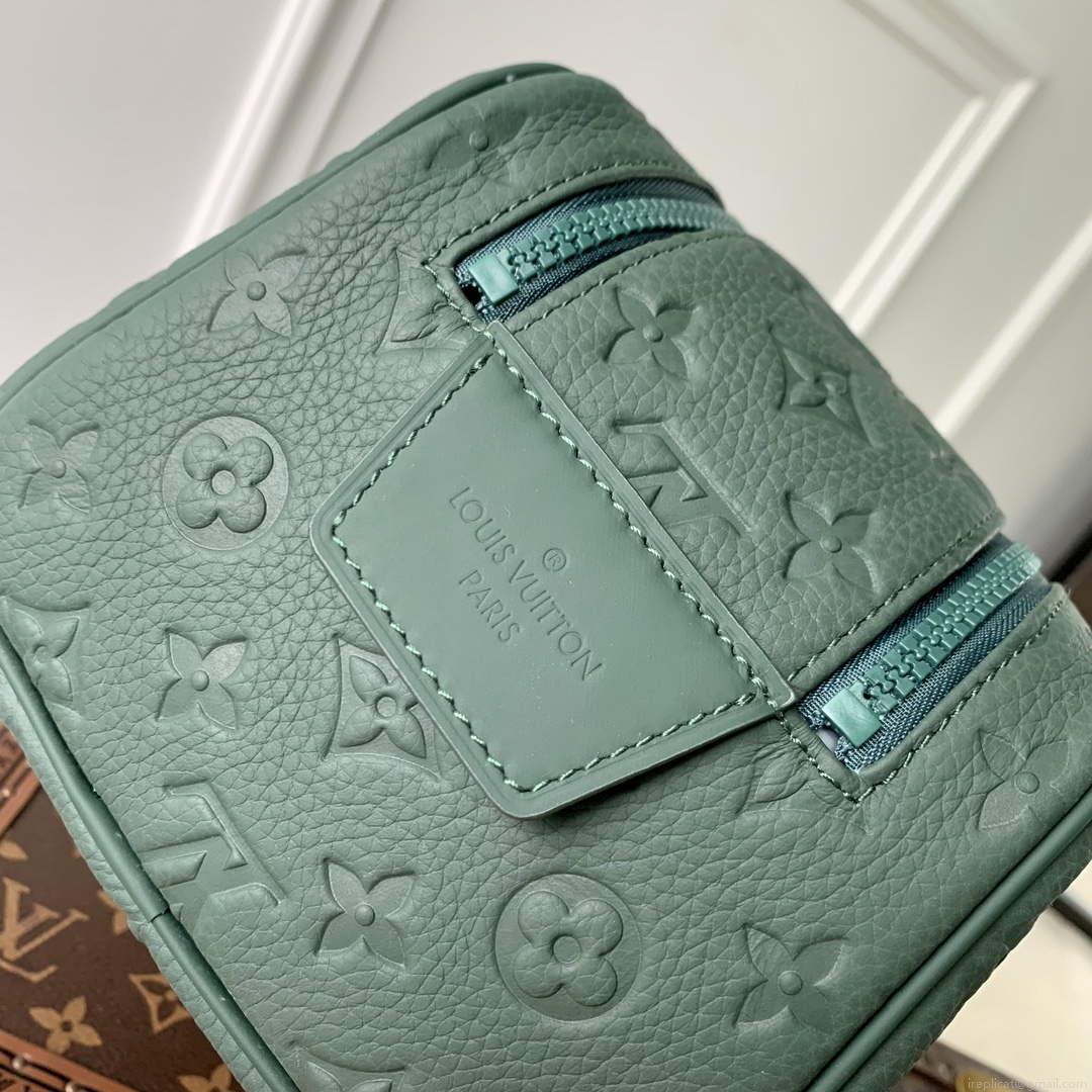 LV M24442 Louis Vuitton Dopp Kit Bag Forest Green