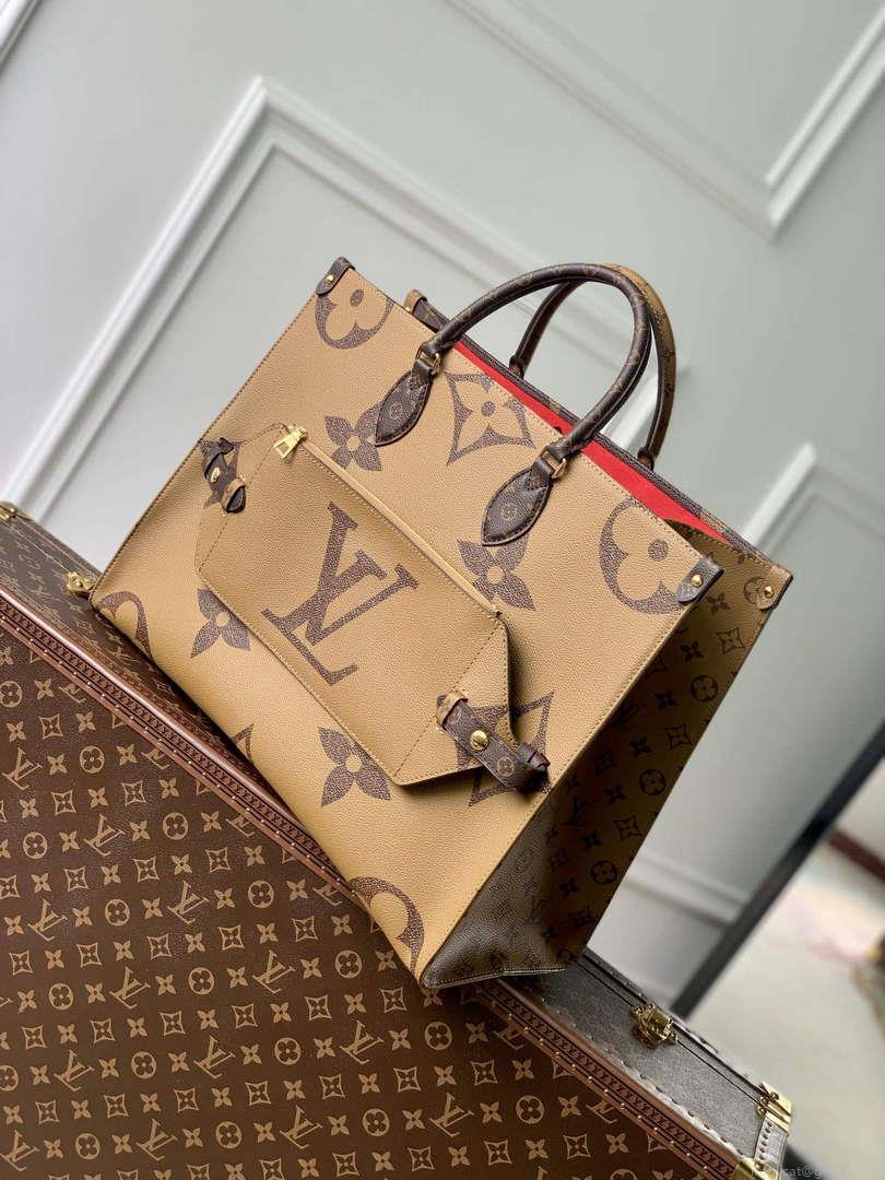 LV M46823 Louis Vuitton OnTheGo Voyage Tote Bag