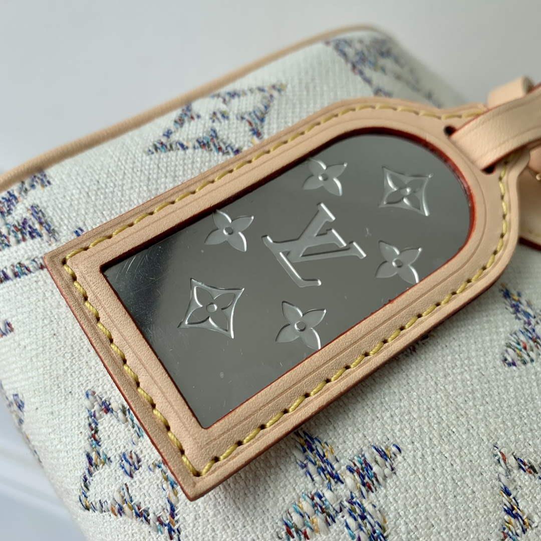LV M24709 Louis Vuitton Speedy Bandoulière 20 Handbag Multicolor Beige