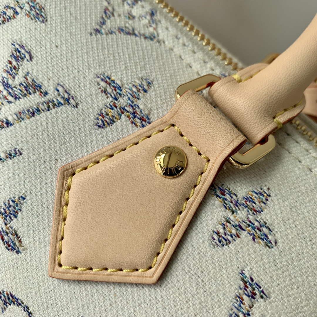 LV M24709 Louis Vuitton Speedy Bandoulière 20 Handbag Multicolor Beige