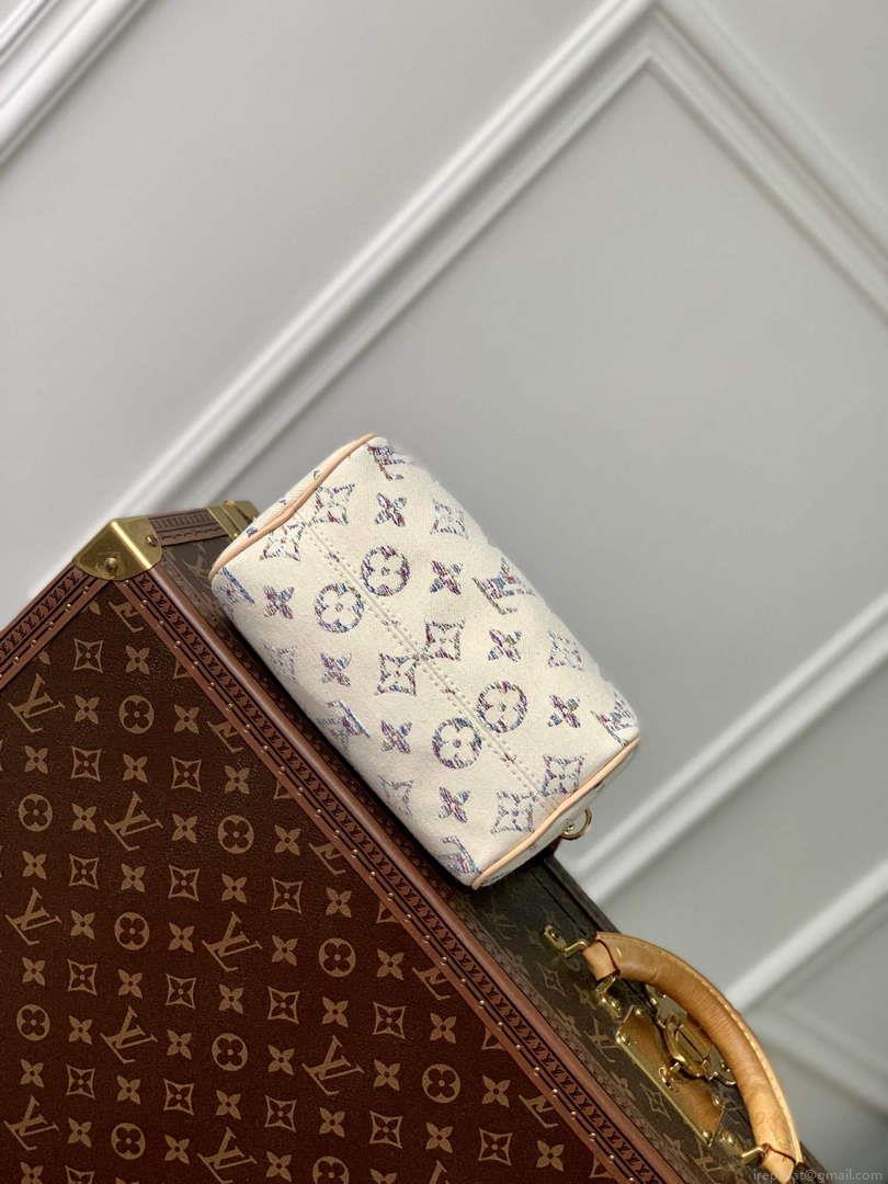 LV M24709 Louis Vuitton Speedy Bandoulière 20 Handbag Multicolor Beige