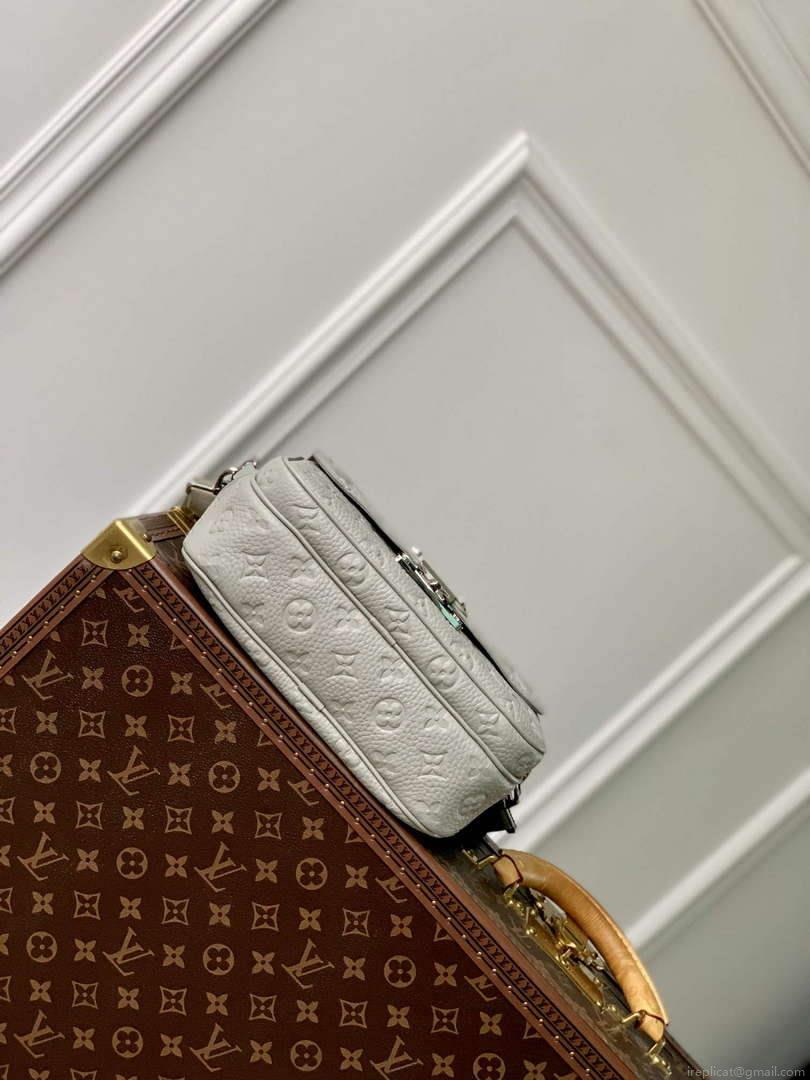 LV M23152 Louis Vuitton S-Lock Messenger City Bag Mineral Gray