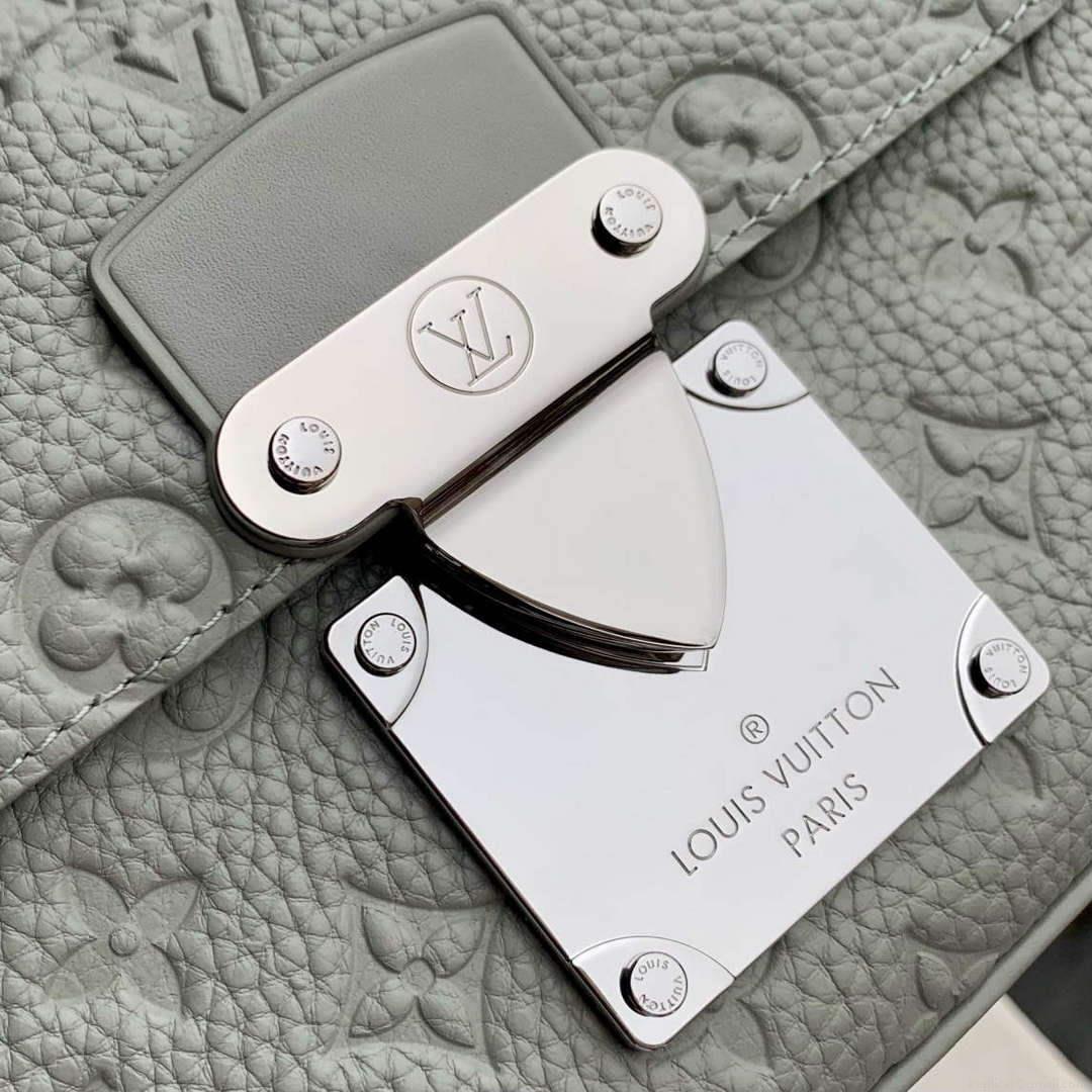 LV M23152 Louis Vuitton S-Lock Messenger City Bag Mineral Gray
