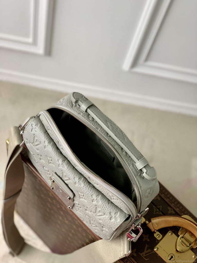 LV M23152 Louis Vuitton S-Lock Messenger City Bag Mineral Gray