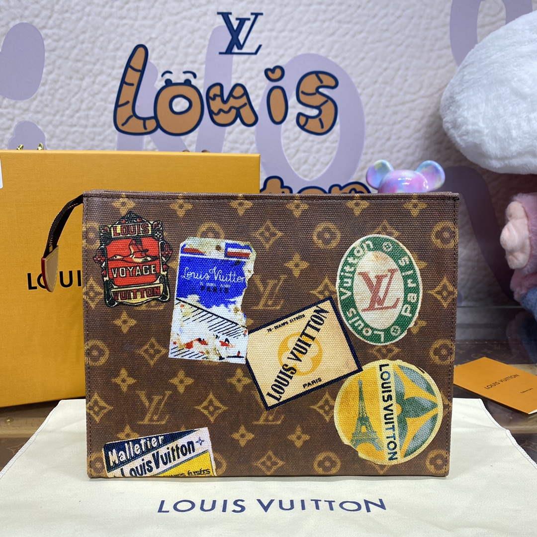 LV M83487 Louis Vuitton Toilet Pouch Bag Monogram Canvas