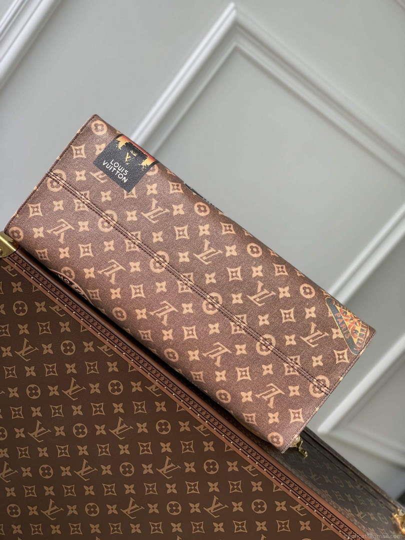 LV M47147 Louis Vuitton OnTheGo Voyage Tote Bag Monogram Canvas