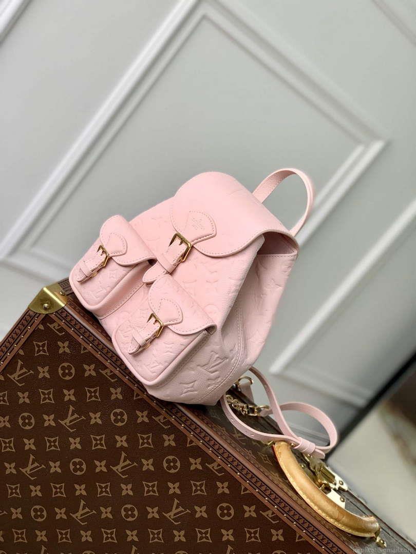 LV M47074 Louis Vuitton Playful Backup Backpack Bag Opal Pink