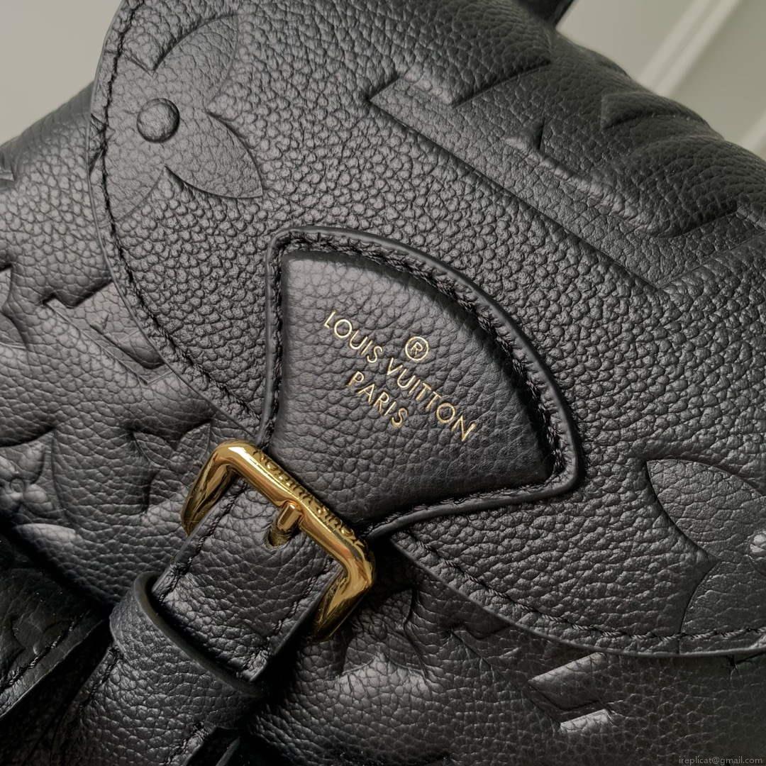 LV M47072 Louis Vuitton Playful Backup Backpack Bag Black