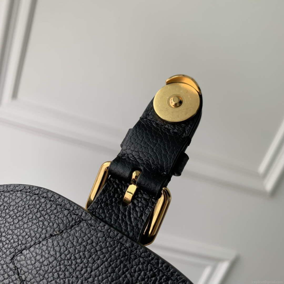 LV M47072 Louis Vuitton Playful Backup Backpack Bag Black