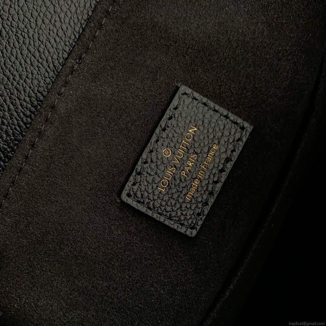 LV M47072 Louis Vuitton Playful Backup Backpack Bag Black
