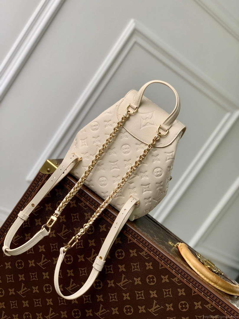 LV M47106 Louis Vuitton Playful Backup Backpack Bag Cream