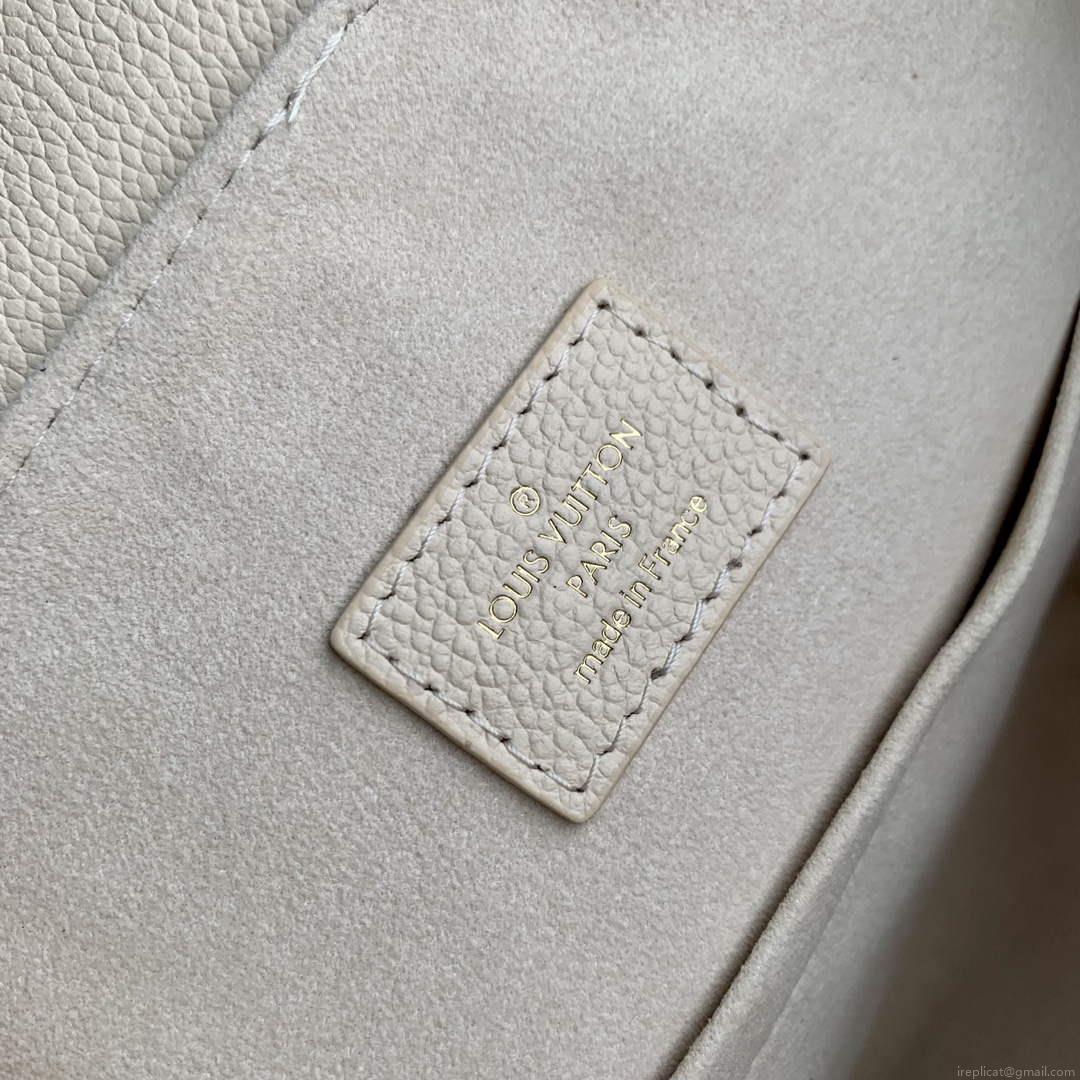 LV M47106 Louis Vuitton Playful Backup Backpack Bag Cream