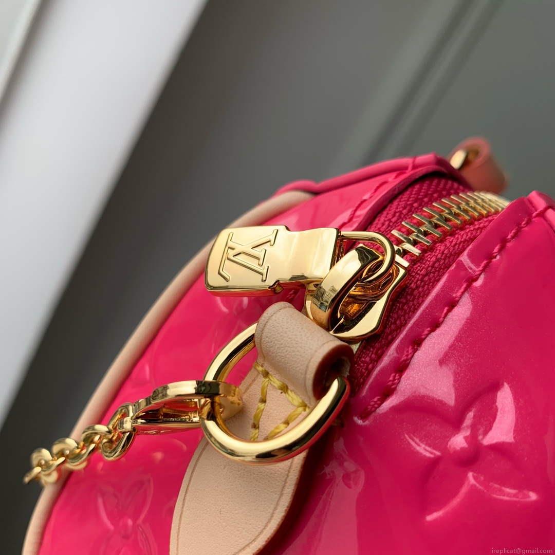 LV M83273 Louis Vuitton Nano Speedy Bag Neon Pink