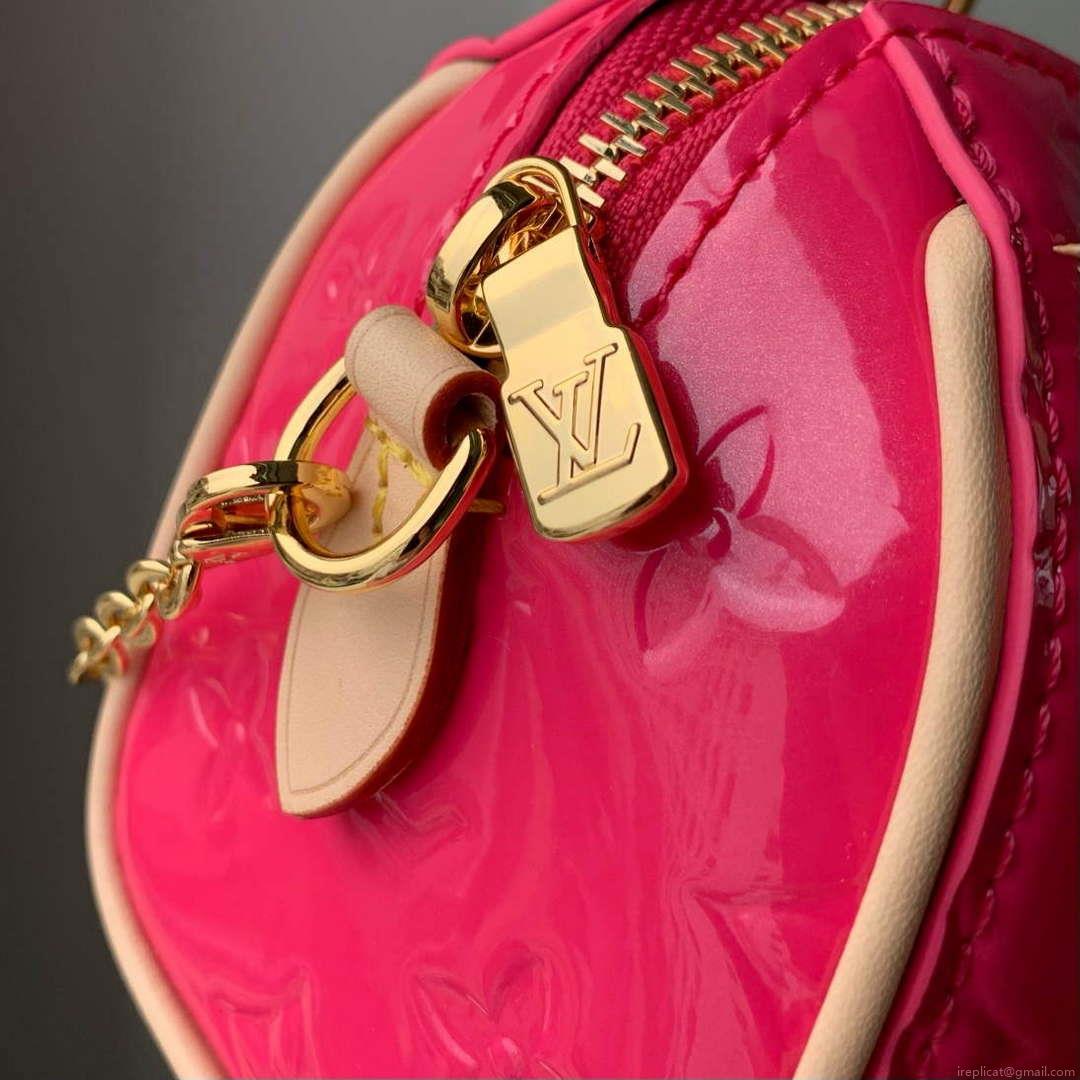 LV M83273 Louis Vuitton Nano Speedy Bag Neon Pink