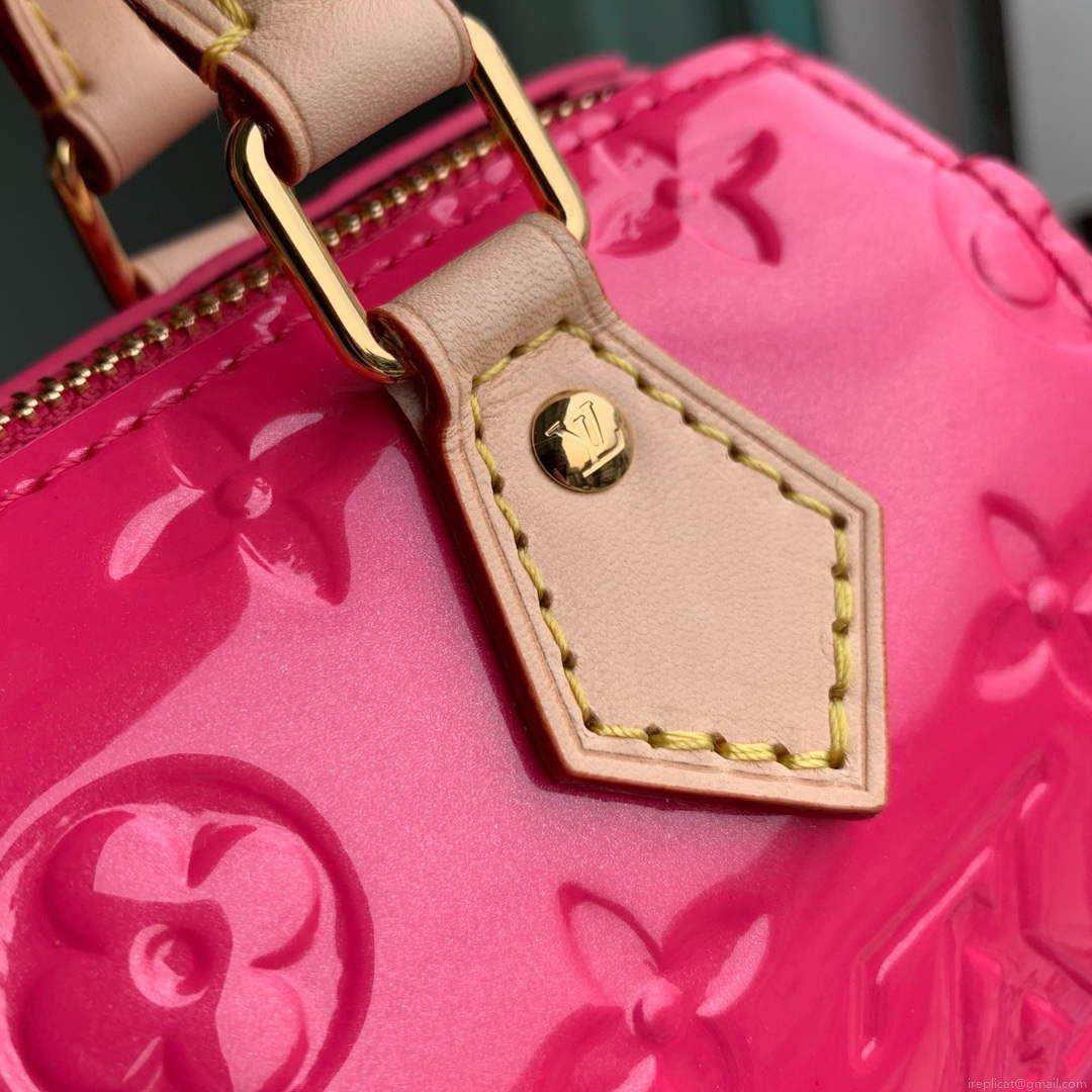LV M83273 Louis Vuitton Nano Speedy Bag Neon Pink