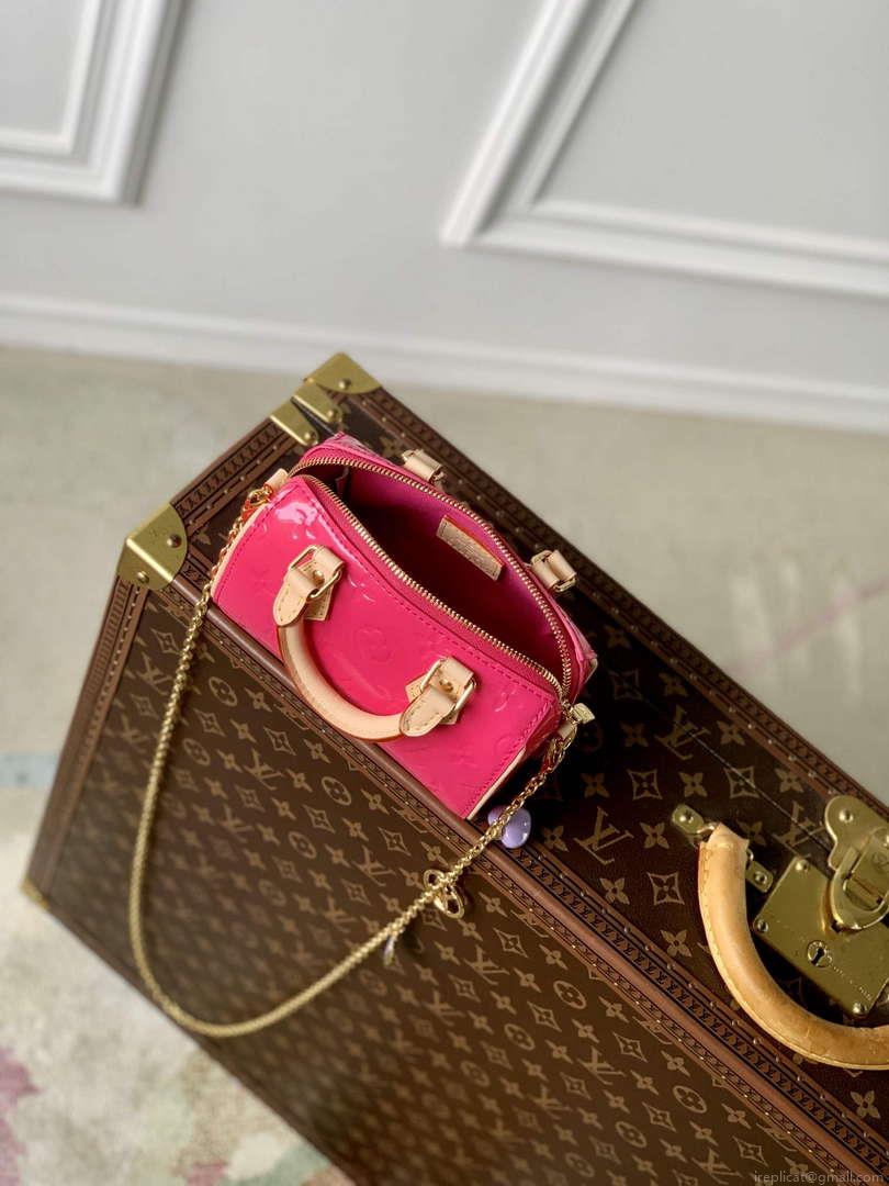 LV M83273 Louis Vuitton Nano Speedy Bag Neon Pink