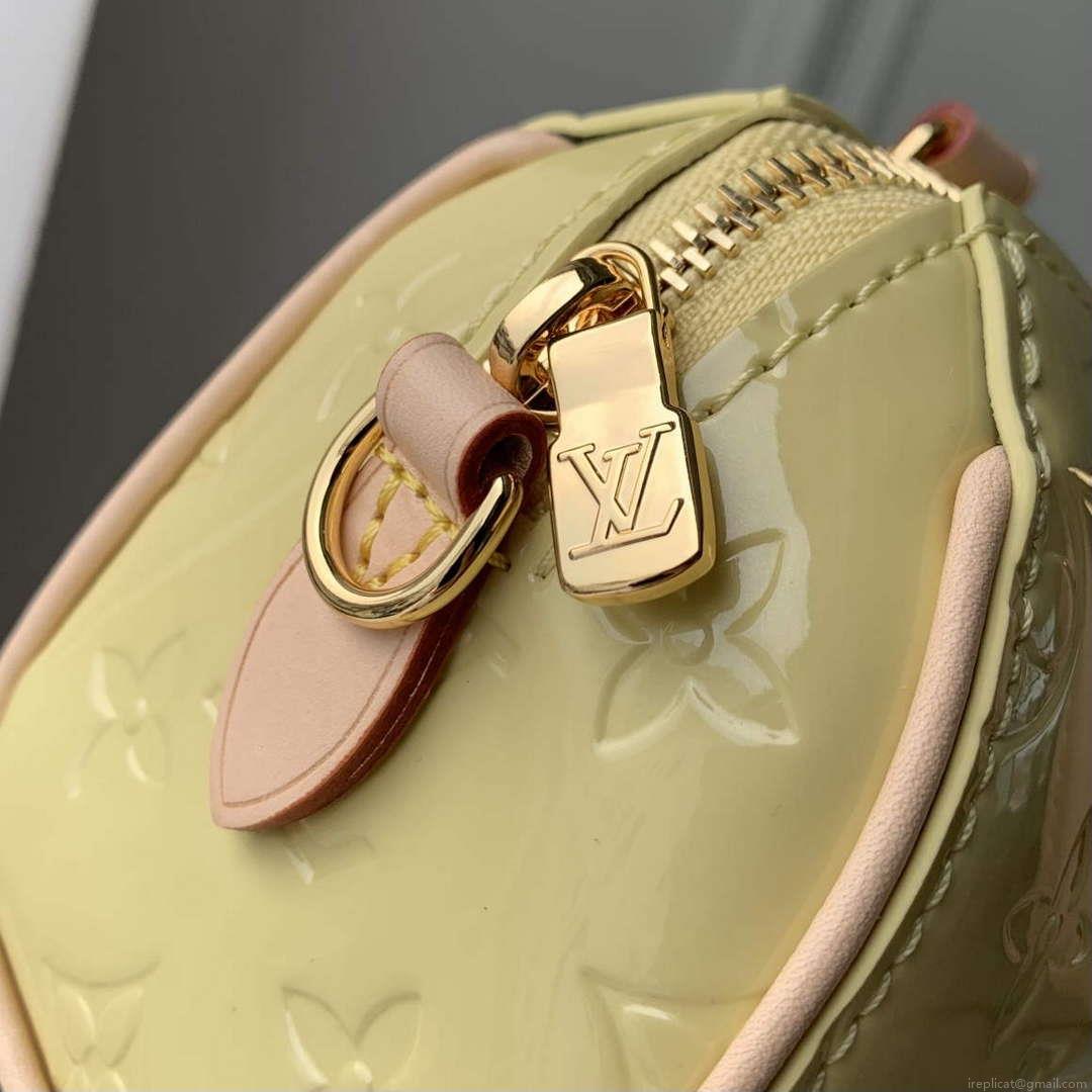 LV M83273 Louis Vuitton Nano Speedy Bag Yellow