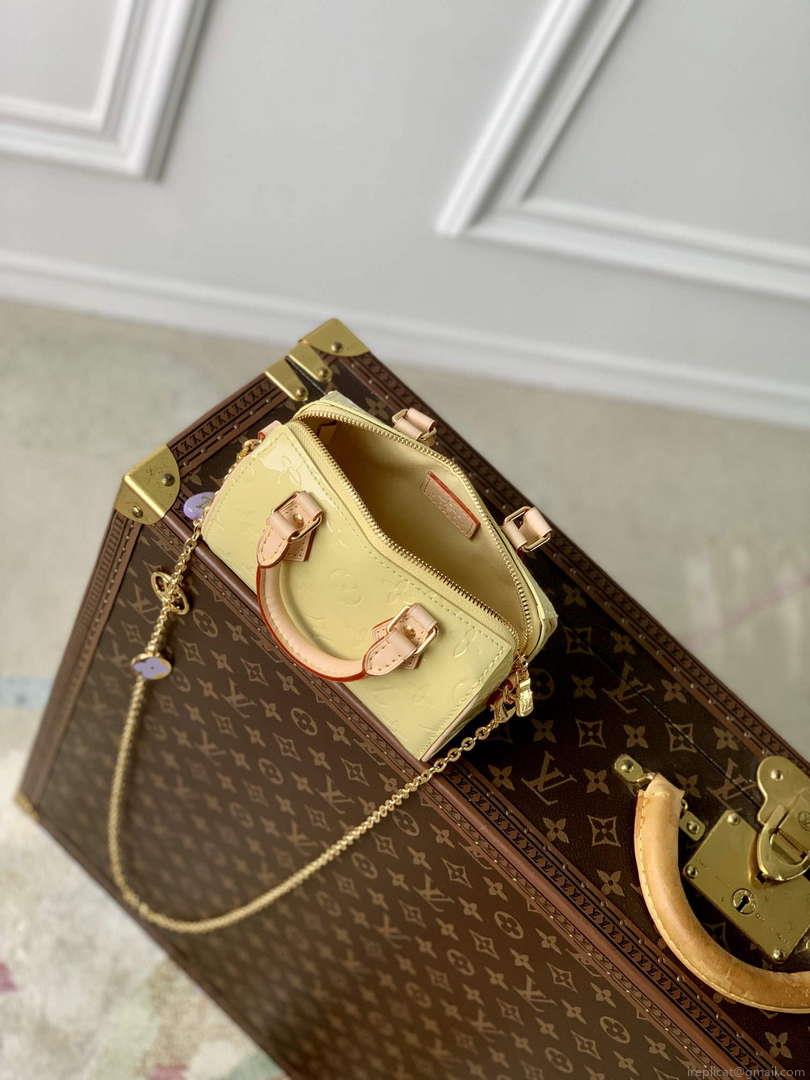 LV M83273 Louis Vuitton Nano Speedy Bag Yellow