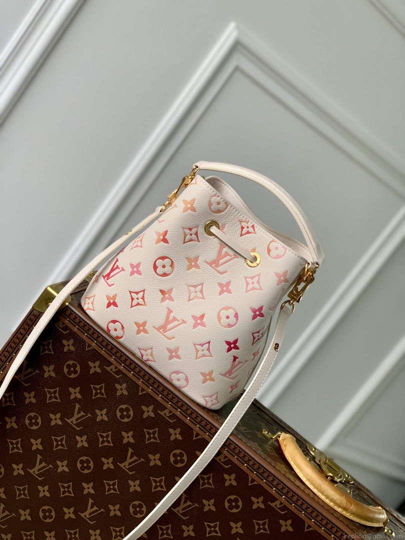 LV M24649 Louis Vuitton Néonoé BB Bucket Bag Sunrise Aquarelle