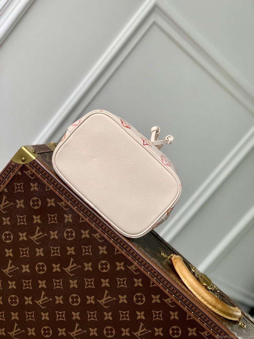 LV M24649 Louis Vuitton Néonoé BB Bucket Bag Sunrise Aquarelle