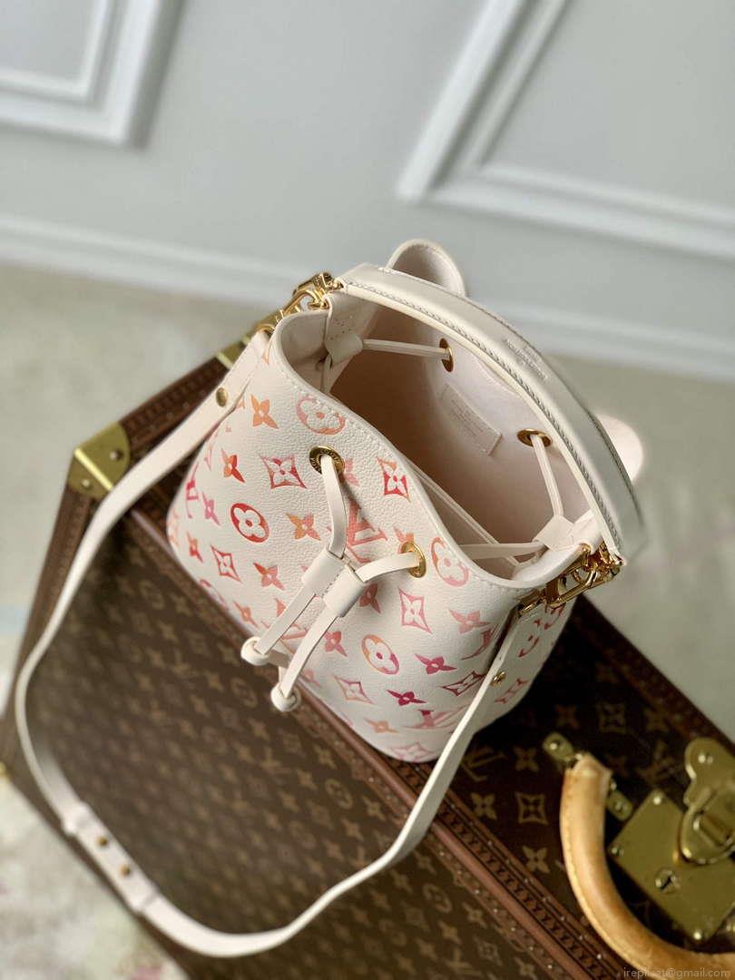 LV M24649 Louis Vuitton Néonoé BB Bucket Bag Sunrise Aquarelle