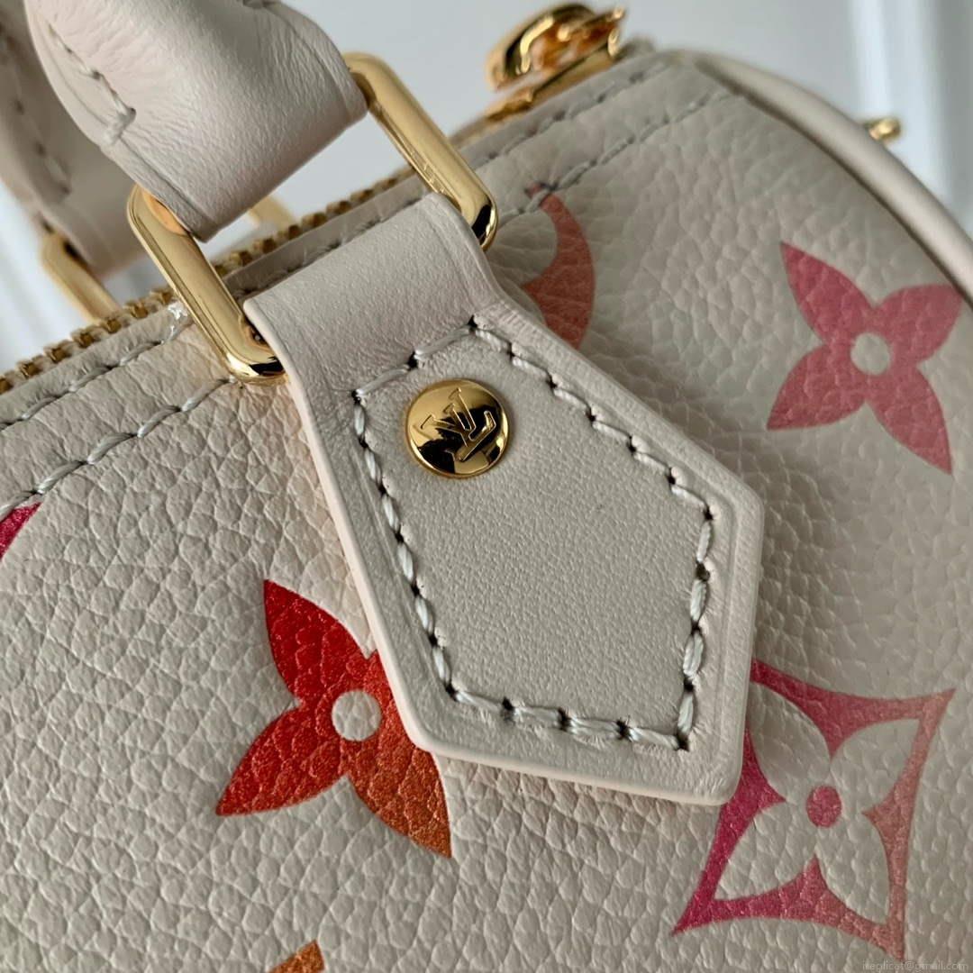 LV M83452 Louis Vuitton Nano Speedy Bag Sunrise Aquarelle