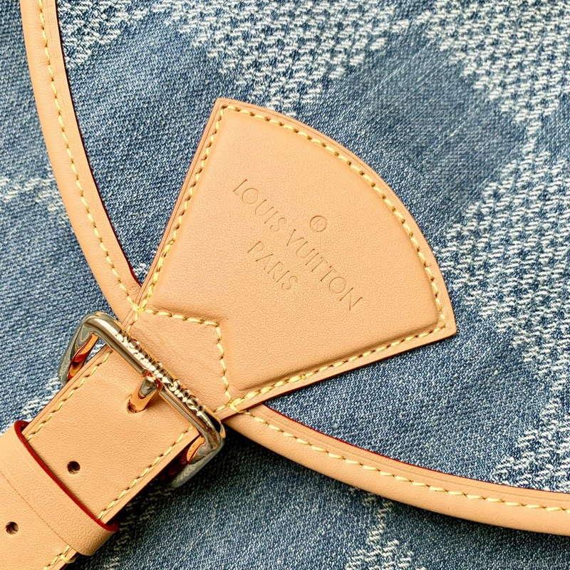 LV N40708 Louis Vuitton Montsouris Backpack Blue