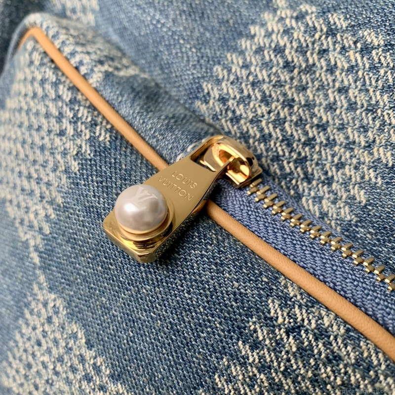 LV N40708 Louis Vuitton Montsouris Backpack Blue