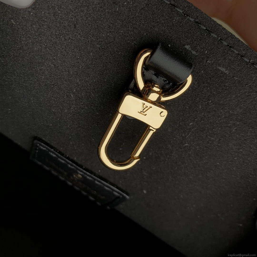 LV M24834 Louis Vuitton OnTheGo MM Bag Black