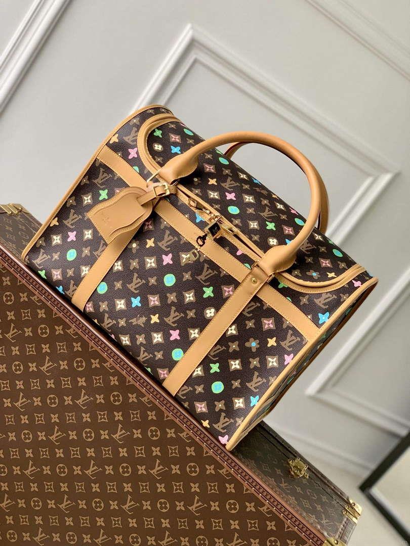 LV M47066 Louis Vuitton Dog Bag Monogram Chocolate