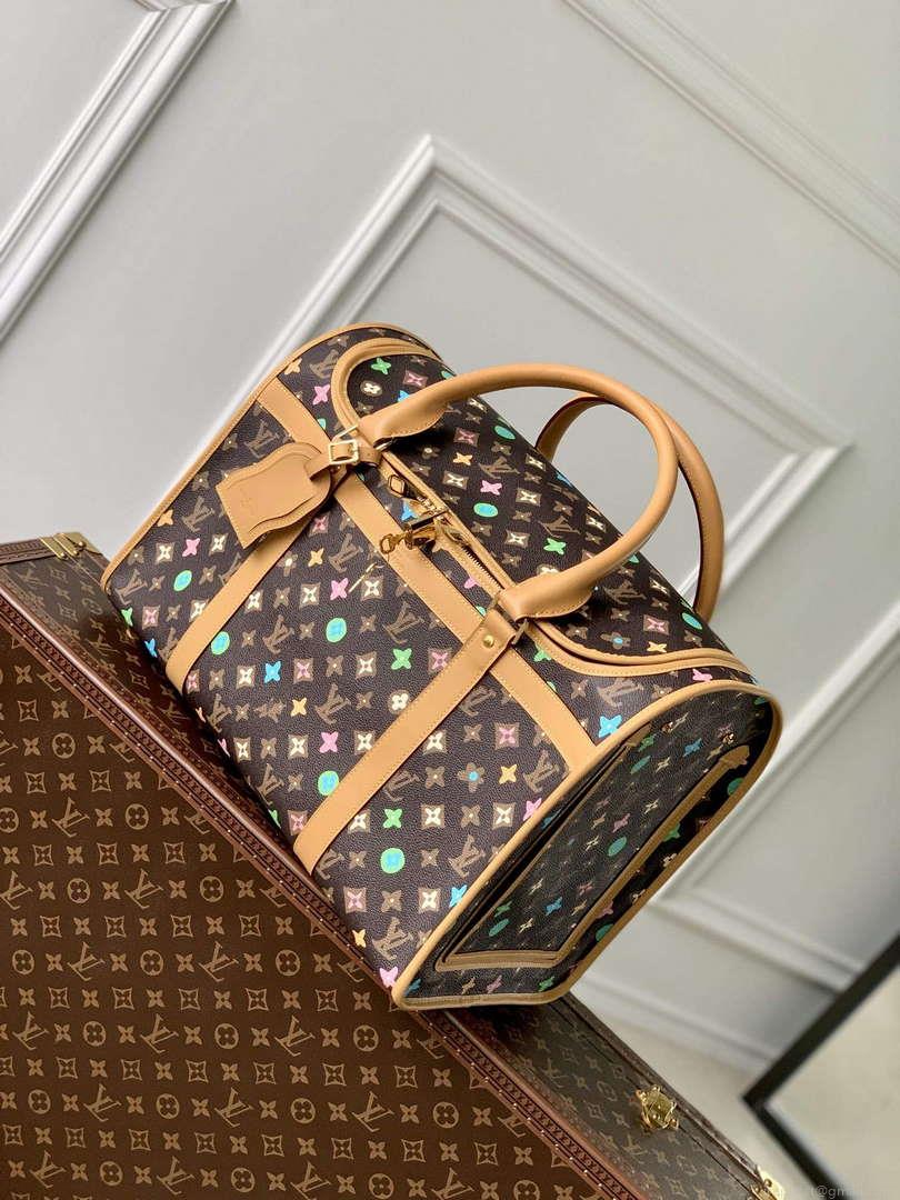 LV M47066 Louis Vuitton Dog Bag Monogram Chocolate
